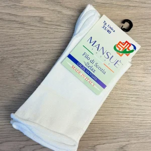 Calza alta in FILO DI SCOZIA senza elastico MANSUE’ – 225 3 PA