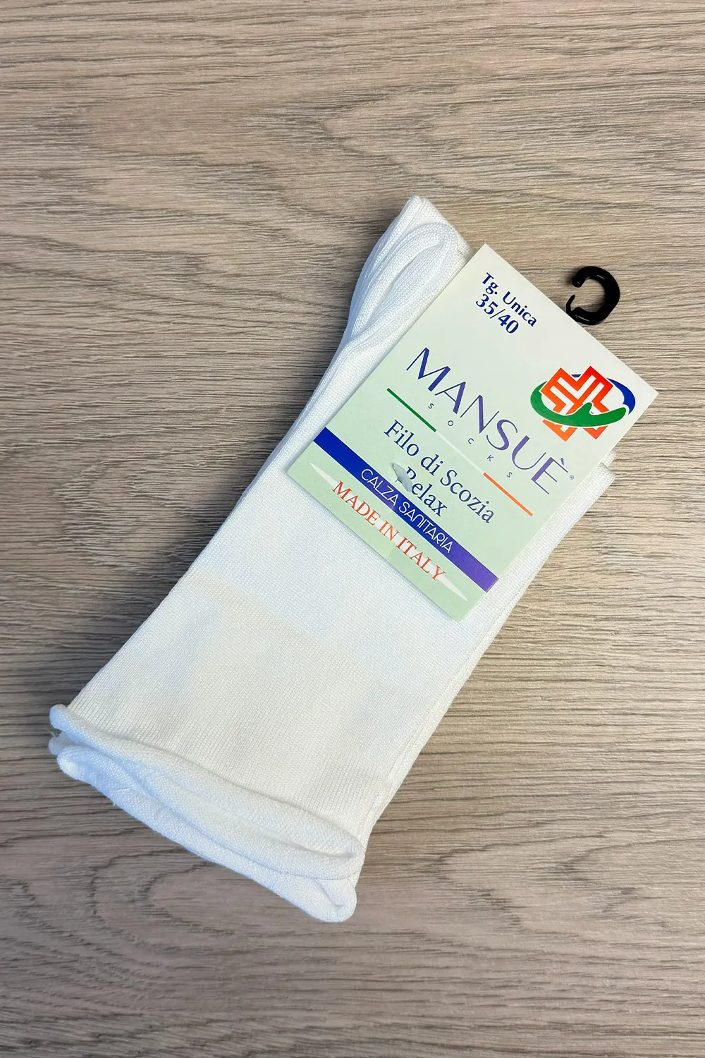 Calza alta in FILO DI SCOZIA senza elastico MANSUE’ – 225 3 PA - immagine 2