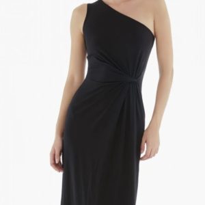 VESTITO DONNA MATINEE MONOSPALLA NERO