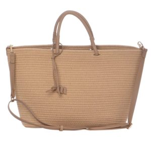BORSA DONNA MATINEE IN PAGLIA COLOR NATURALE