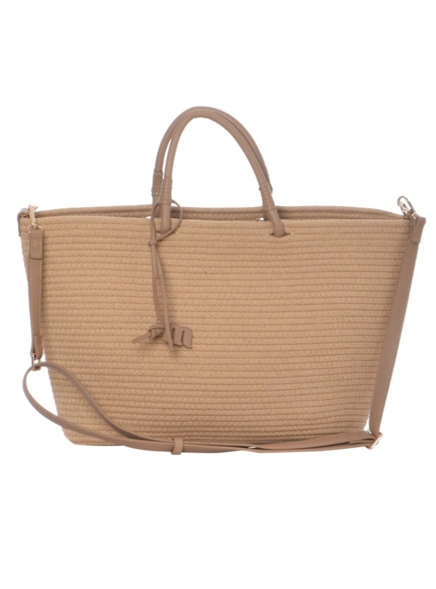 BORSA DONNA MATINEE IN PAGLIA COLOR NATURALE