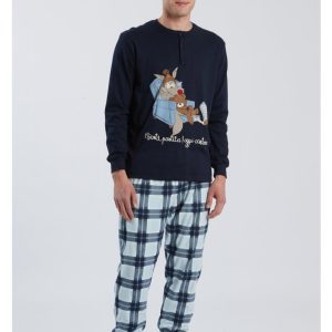 PIGIAMA UOMO HAPPY PEOPLE A SERAFINO ME & TEDDY