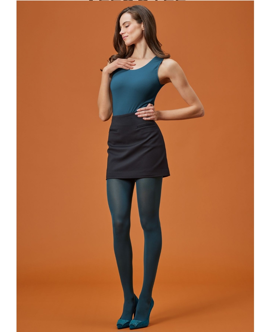 COLLANT DONNA IN MICROFIBRA OPACA 50 DEN SENZA CUCITURE OTTANIO - immagine 3