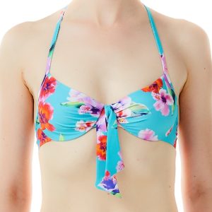 LIU JO VA0173J1838 Costume balconcino francese stampa fiori