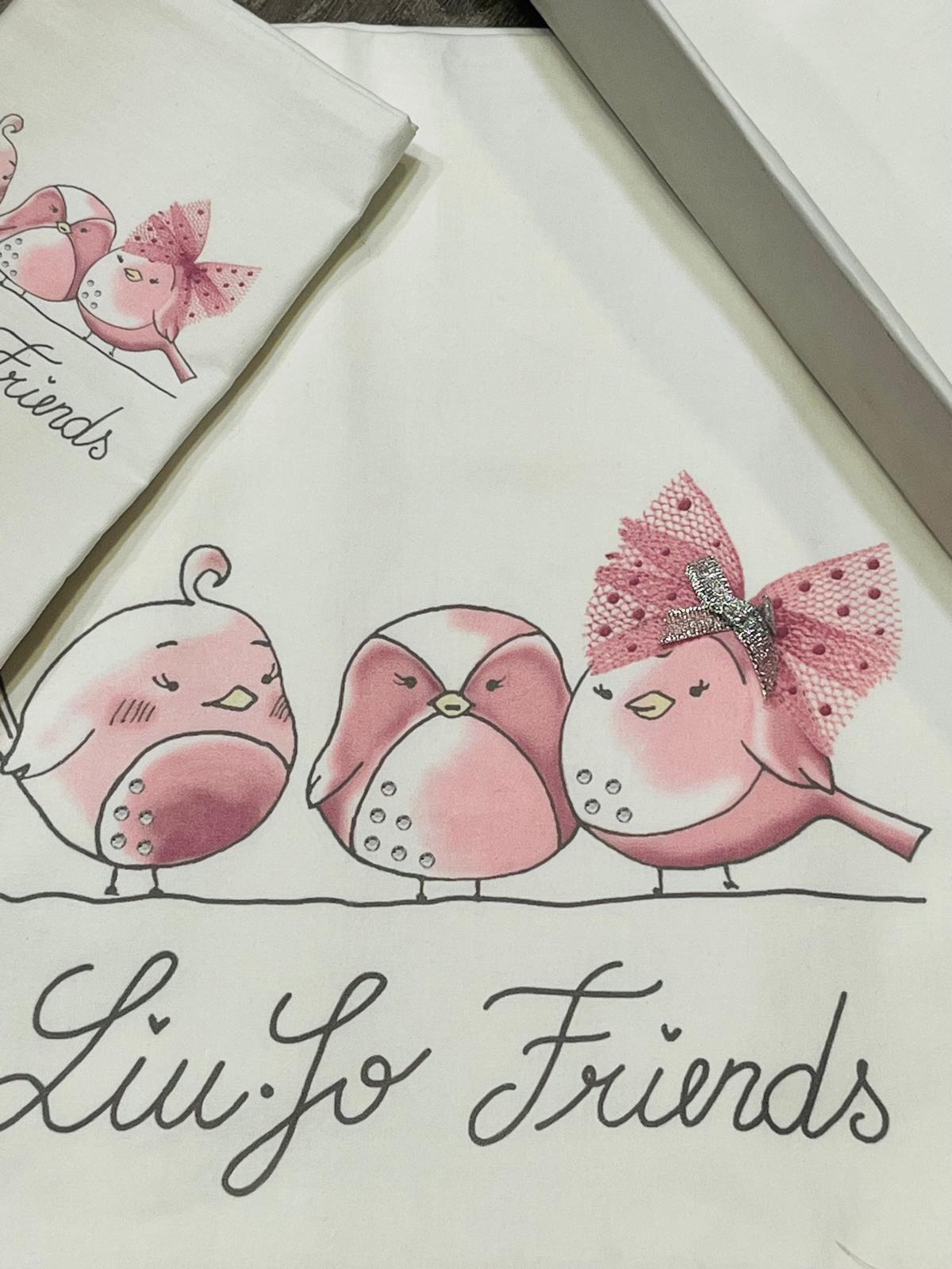 COMPLETO LENZUOLO CULLA AMICI LIU JO - immagine 3