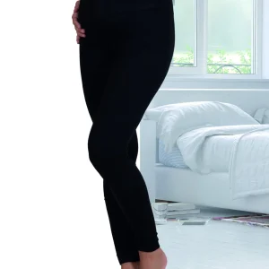 Leggings pre/post parto conformato in cotone bielastico garzato Mamina – Z9194
