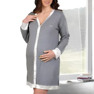 Camicia da notte donna manica lunga Mamina – Z9306