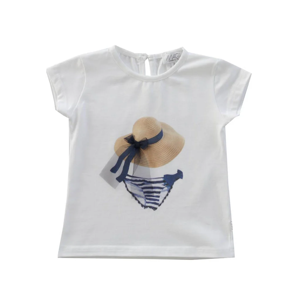 T-SHIRT STAMPA CAPPELLO E BIKINI
