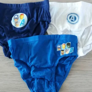 Slip personaggi in cotone Avengers 3PZ