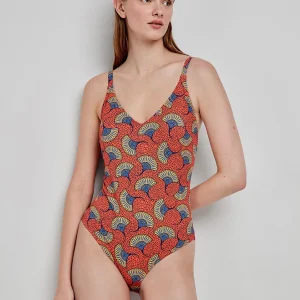 COSTUME DONNA INTERO GISELA COPPA PREFORMATA FANTASIA BASE CORALLO