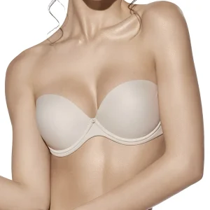 Reggiseno a fascia con ferretto e coppe doppio push up con spalline inseribili Selene – CARLOTA