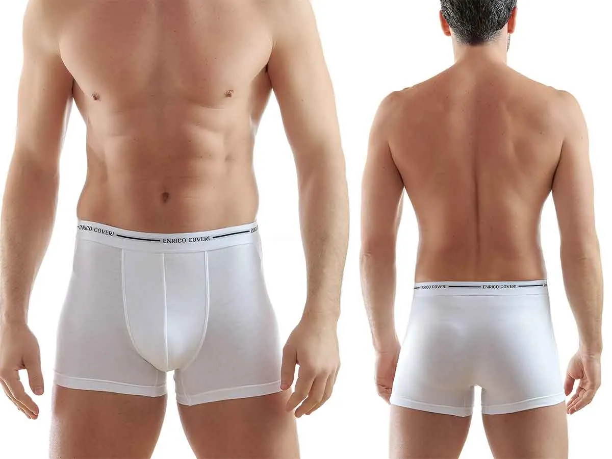 Boxer elastico esterno cotone bielastico Enrico Coveri – EB1000 3PZ