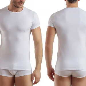 T-shirt mezza manica girocollo cotone bielastico Enrico Coveri – ET1000 3PZ