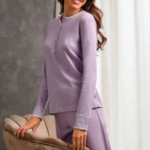 Pigiama in CALDO COTONE donna GRANCHIO – Gp6103