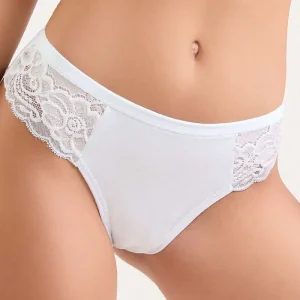 Brasiliana donna in cotone modal e pizzo Jadea – 516 3PZ