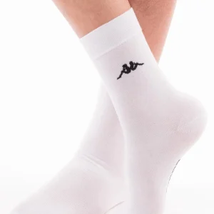 Calza corta unisex in cotone elasticizzato 3pack Kappa – K546