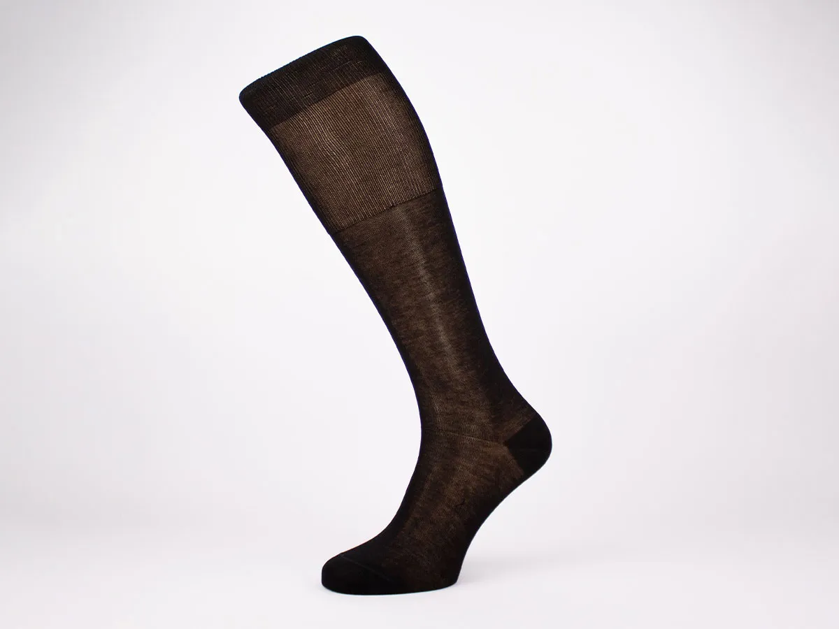 Calza lunga in filo di scozia Nigra – Lord lungo 3PA - immagine 2