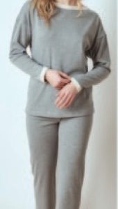 PIGIAMA DONNA INTERLOCK GIROCOLLO T.U. PEPENERO
