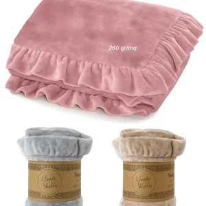 PLAID BOUQUET CON ROUCHES 210X240 GTS