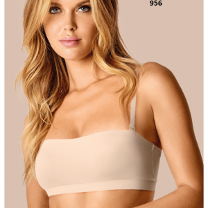 Top a fascia imbottito in microfibra riciclata Infiore – 956